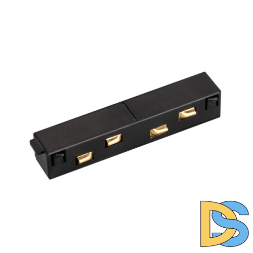 Коннектор прямой для магнитного шинопровода Arlight MAG-ORIENT-CON-I-POWER (BK) 033637