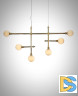 Подвесная люстра Mizi'en Lizze MZ121730-6-1450