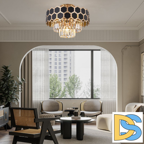 Потолочный светильник Arte Milano Sorrento 375009/3+2/20/380 GD