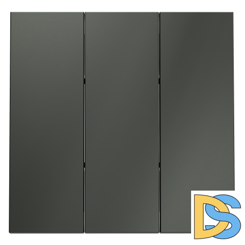 Клавиши для выключателя/переключателя трехклавишного, S70 (титан)