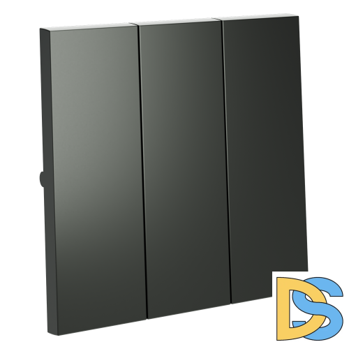 Клавиши для выключателя/переключателя трехклавишного, S70 (титан)