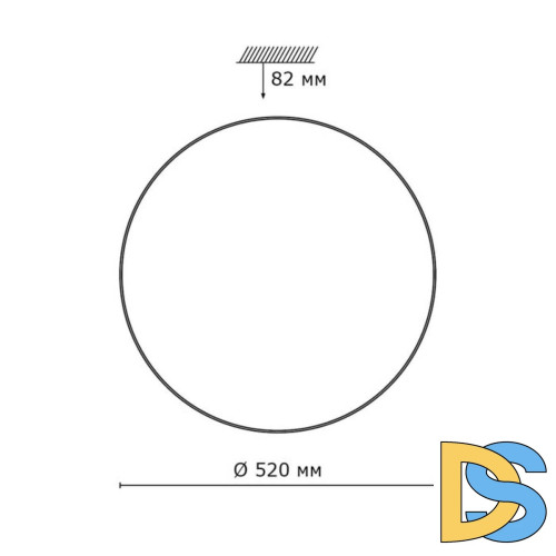 Настенно-потолочный светодиодный светильник Sonex Leka 2051/EL
