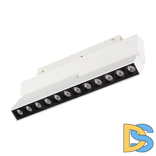 Трековый магнитный светильник Arlight MAG-ORIENT-DOTS-FOLD-S230-12W Day4000 (WH, 30 deg, 48V) 045034
