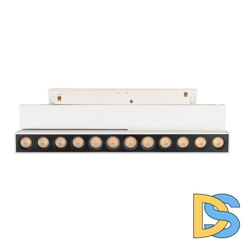 Трековый магнитный светильник Arlight MAG-ORIENT-DOTS-FOLD-S230-12W Day4000 (WH, 30 deg, 48V) 045034