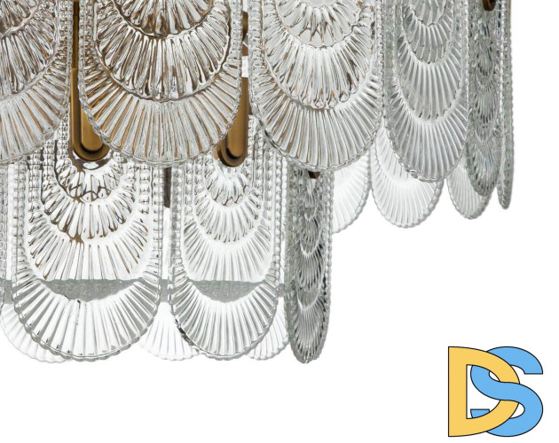 Люстра на штанге Indigo Salice 12022/A/9R Brass V000024