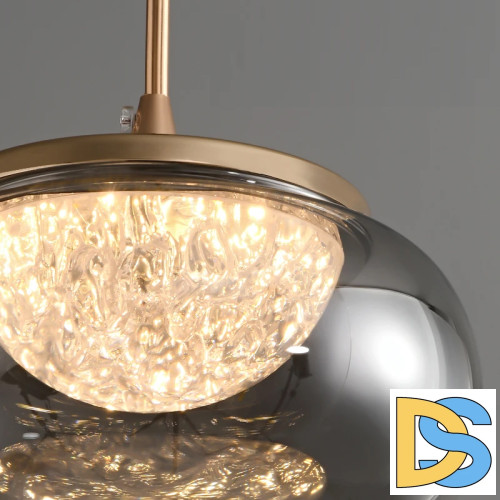 Подвесной светильник Delight Collection MT9128-1H gold/smoke