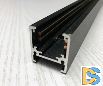 Шинопровод накладной магнитный Elvan T-02-26,4-N-BK