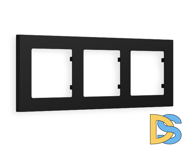 Рамка трехместная Ambrella Volt Techno AF220703