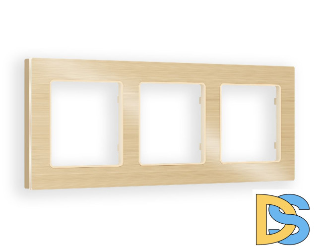 Рамка трехместная Ambrella Volt Platos AF550303