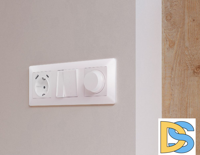 Лицевая панель для розетки с/з со шторками 2USB A+C Ambrella Volt Alfa AP2100