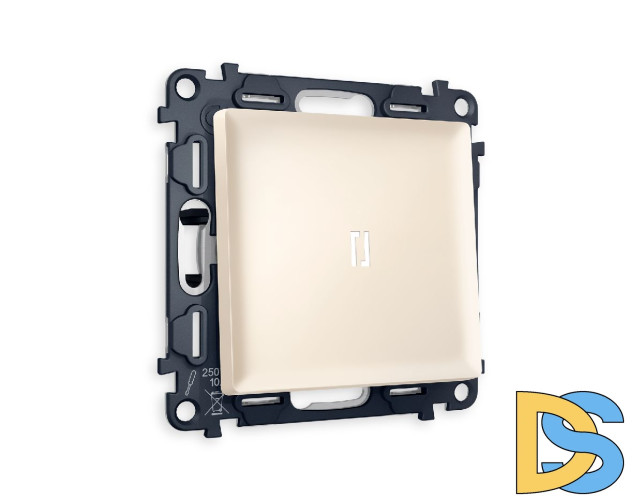 Комплект механизма 1-кл выключателя с подсветкой Ambrella Volt Alfa MA322015