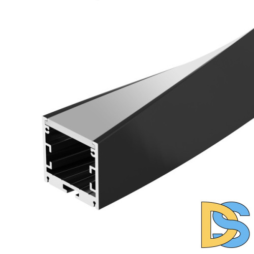 Алюминиевый профиль Arlight SL-ARC-3535-Twist180-500 Black 032685