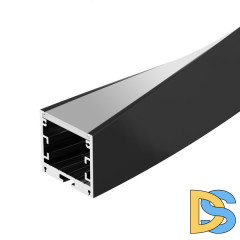 Алюминиевый профиль Arlight SL-ARC-3535-Twist180-500 Black 032685