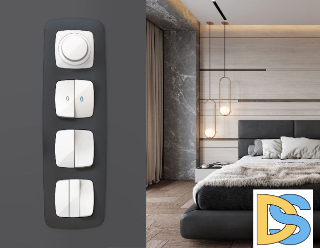 Лицевая панель для выключателя трехклавишного Ambrella Volt Omega OP1050