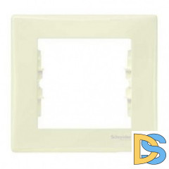 Рамка 1-ая (одинарная), Бежевый, серия Sedna, Schneider Electric
