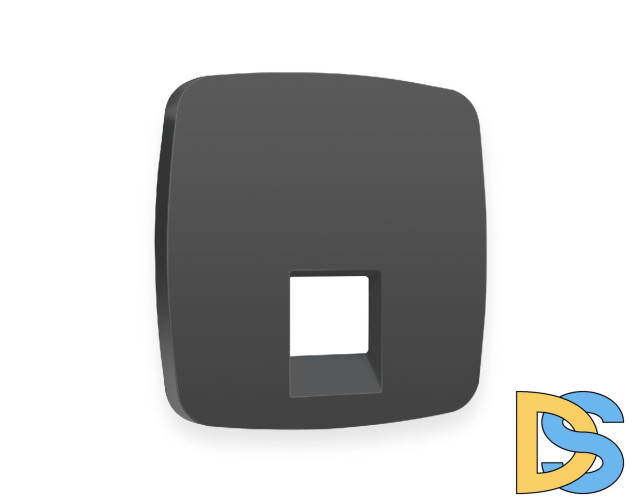 Лицевая панель для компьютерной/телефонной розетки RJ-45/RJ-11 Ambrella Volt Omega OP9120