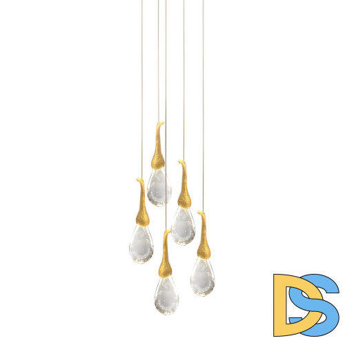 Подвесной светильник Delight Collection Seed OMG07287-5 gold
