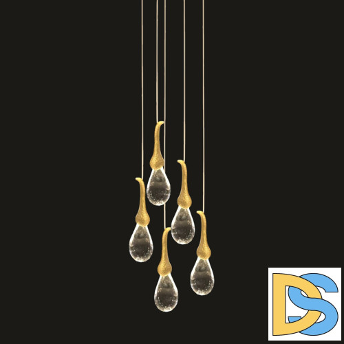 Подвесной светильник Delight Collection Seed OMG07287-5 gold