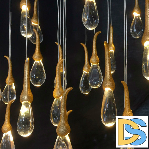 Подвесной светильник Delight Collection Seed OMG07287-5 gold