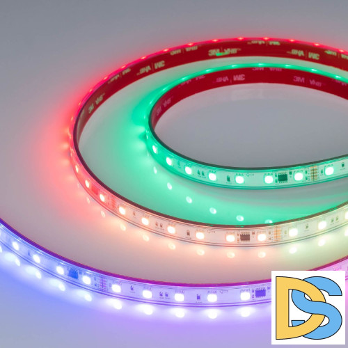 Светодиодная герметичная лента Arlight DMX-PFS-B60-12mm 24V RGB-PX6 (14 W/m, IP68, 5060, 5m) 039608