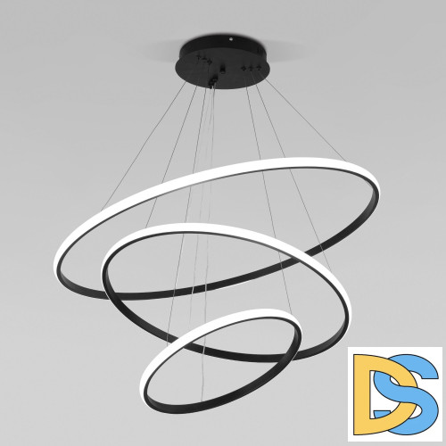 Подвесная люстра Eurosvet Collars 90264/3 черный