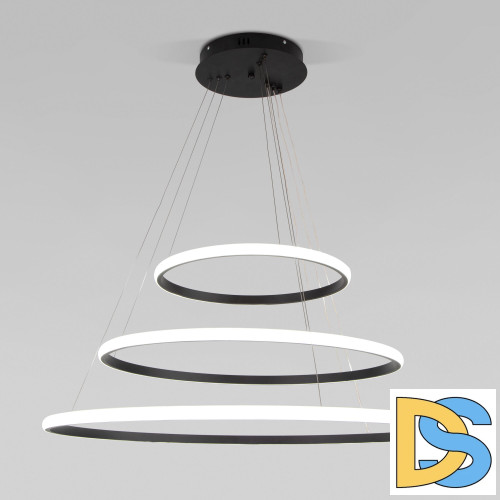 Подвесная люстра Eurosvet Collars 90264/3 черный