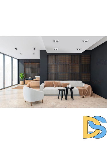 Точечный светильник Kanlux Reul 2xDTL W/B 33663