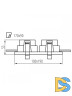 Точечный светильник Kanlux Reul 2xDTL W/B 33663