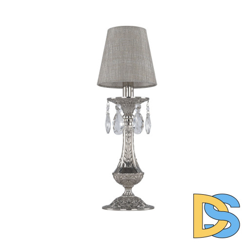 Настольная лампа Bohemia Ivele Crystal Florence 71100L/1 Ni ST2