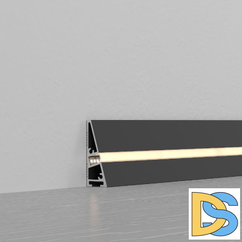 Алюминиевый профиль Arlight PLINTUS-H40-2000 BLACK 052398