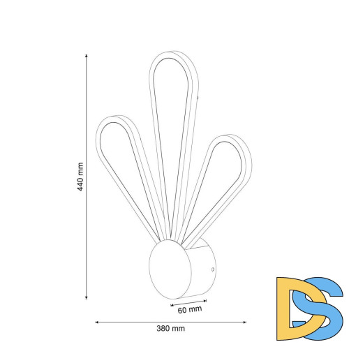 Бра Lucia Tucci Miracoli W200.3 LED