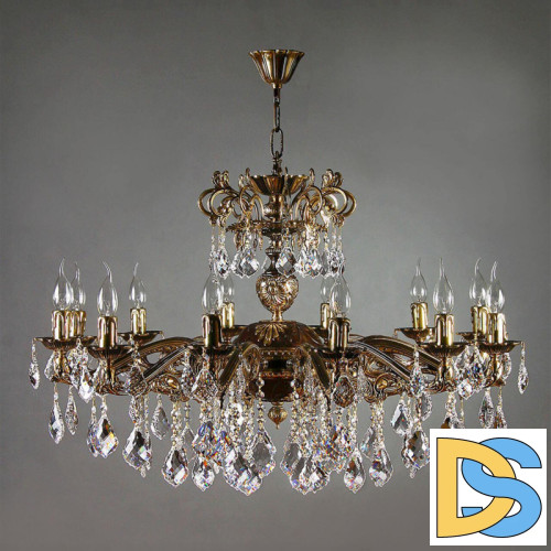 Подвесная люстра Ambiente Leon 2128/12 PB New Leaf