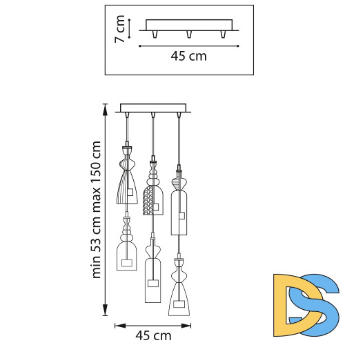 Подвесная люстра Lightstar Belle 814069