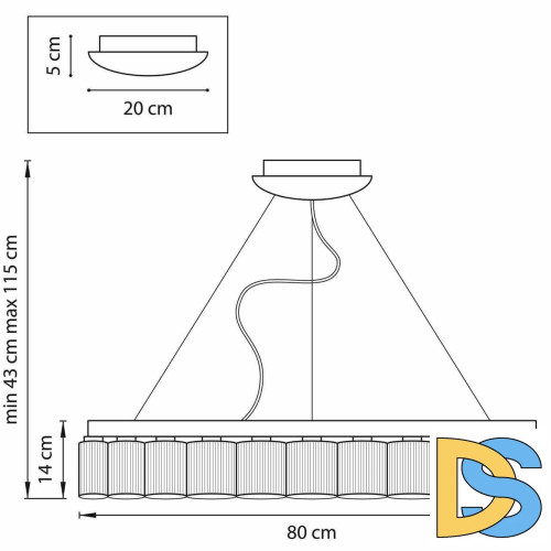 Подвесная светодиодная люстра Lightstar Nibbler 812236