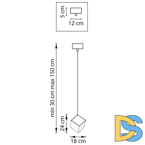 Подвесной светильник Lightstar Qubica 805502