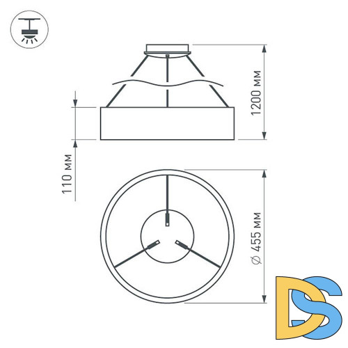 Подвесной светильник Arlight 023393(1)