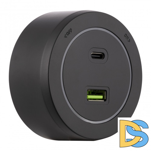Трековая розетка Arte Milano Am-track-sockets-39 399731TS/USB-Type-C Black