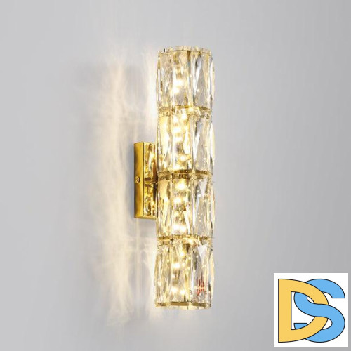 Настенный светильник Delight Collection Wall lamp A06W/4 gold/clear