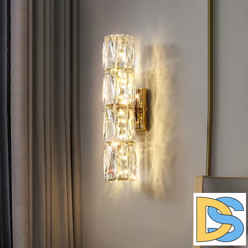 Настенный светильник Delight Collection Wall lamp A06W/4 gold/clear