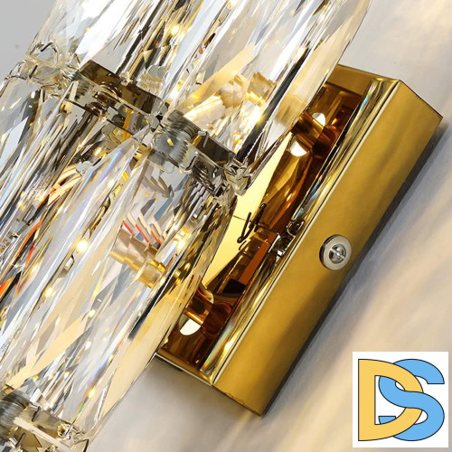 Настенный светильник Delight Collection Wall lamp A06W/4 gold/clear