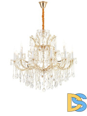 Подвесная люстра iLamp Diamond 6071-18 GD+CL