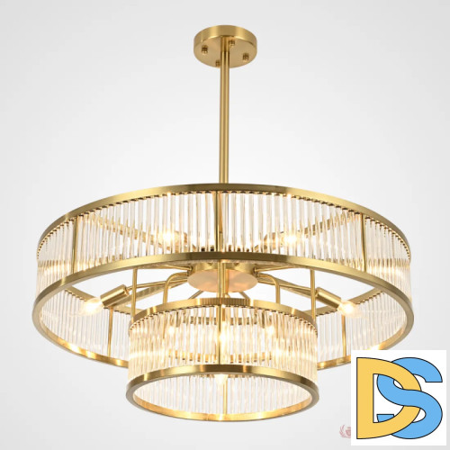 Люстра на штанге ImperiumLoft RH Marais Round Chandelier D80 147903-22