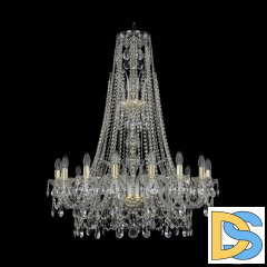 Подвесная люстра Bohemia Ivele Crystal 1411/16/300/XL-108 G