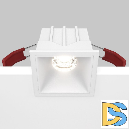 Встраиваемый светильник Maytoni Technical Alfa LED DL043-01-10W4K-SQ-W