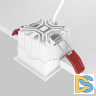 Встраиваемый светильник Maytoni Technical Alfa LED DL043-01-10W4K-SQ-W