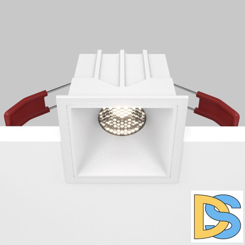 Встраиваемый светильник Maytoni Technical Alfa LED DL043-01-10W4K-SQ-W