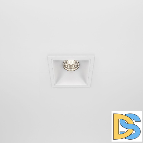 Встраиваемый светильник Maytoni Technical Alfa LED DL043-01-10W4K-SQ-W