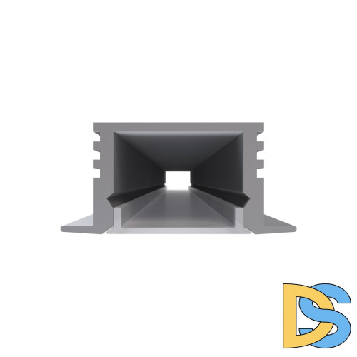 Профиль встраиваемый Apeyron ширина ленты до 10мм (рассеиватель, заглушки - 2шт) 08-11