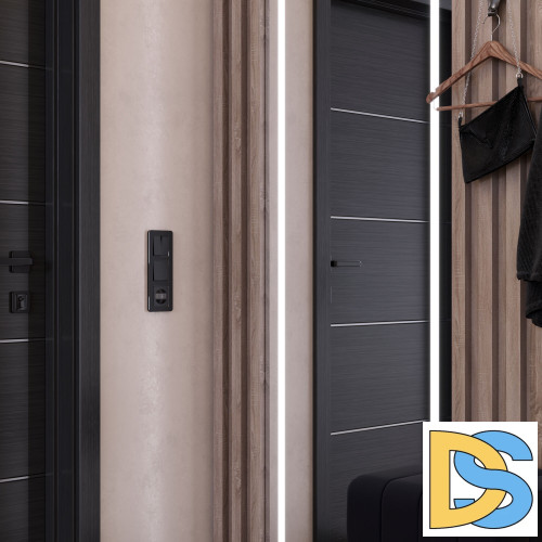 Рамка на 3 поста Werkel Platinum (черный алюминий) W0032608