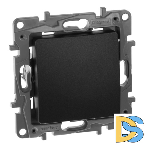 Переключатель одноклавишный Legrand Etika 10A 250V антрацит 672605